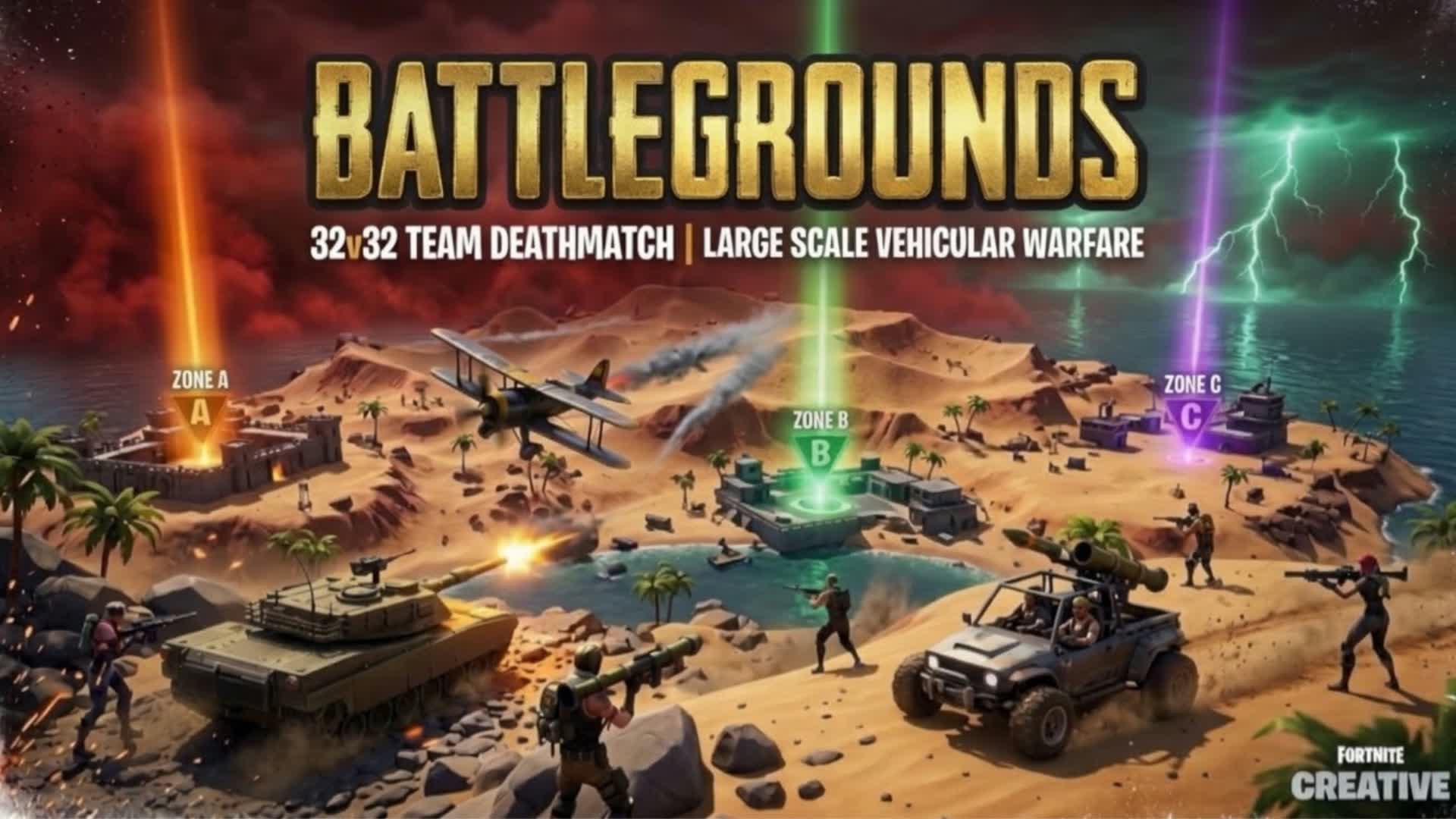 BattleGrounds (Beta) - Fortnite island 5952-6988-4689 by SirShadesa