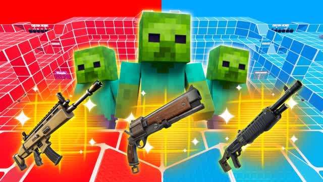 RED VS BLUE 🔴🔵 ZOMBIE