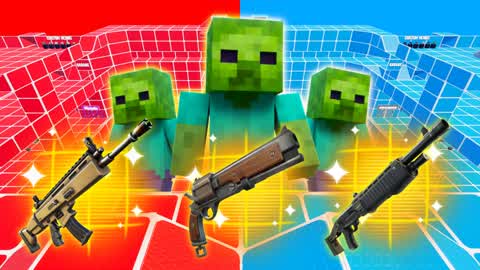 RED VS BLUE 🔴🔵 ZOMBIE
