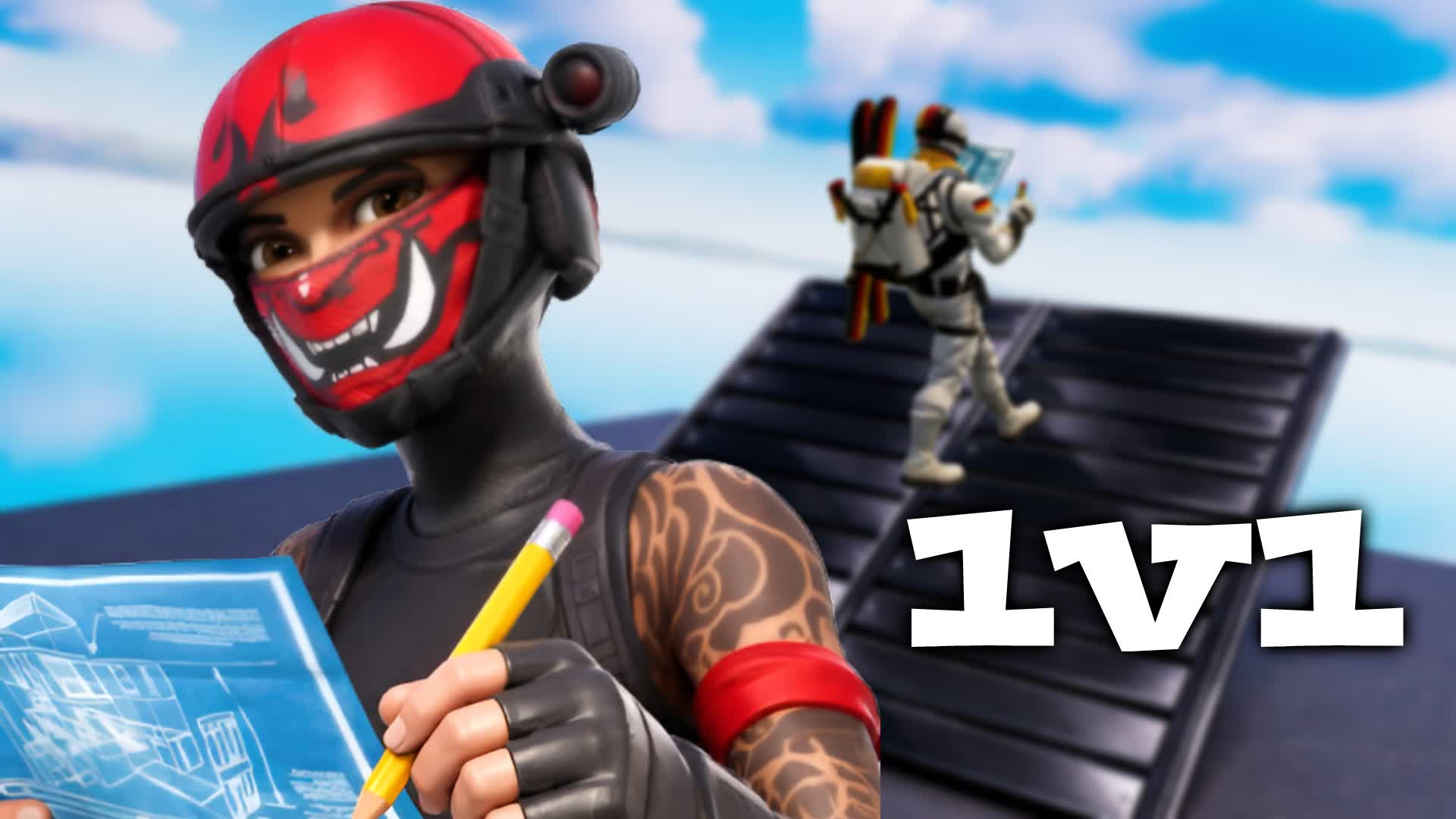 1対1の建設戦闘