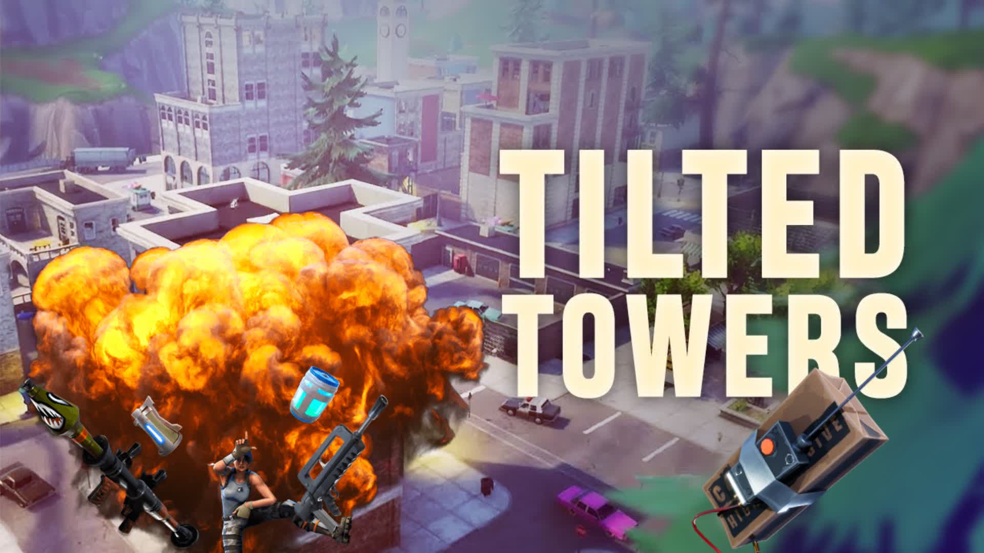 TILTED TOWERS WARS💣 REALISTIC PVP