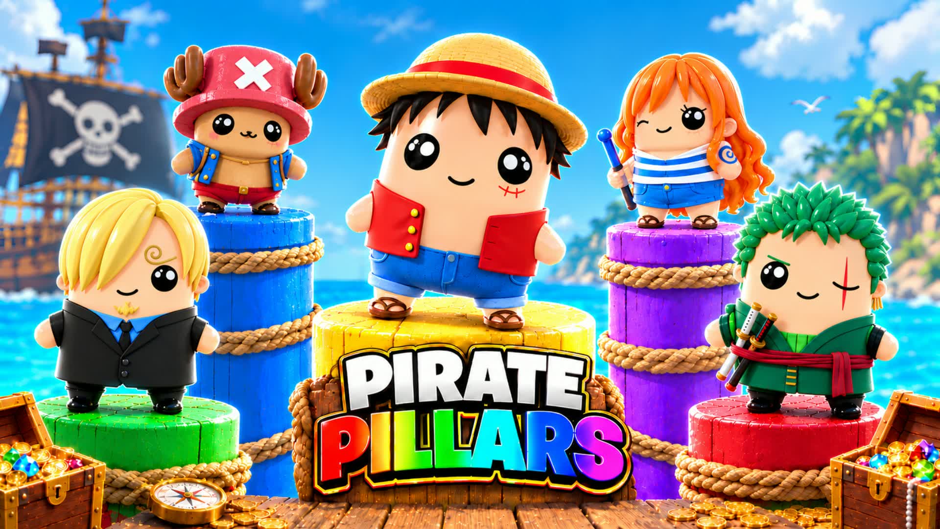 PIRATE PILLARS ONE 🦜 PIECE