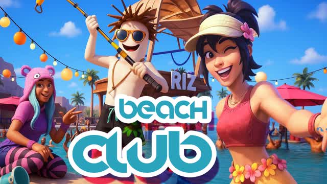 RIZ BEACH CLUB 🌴 party royale 🌴