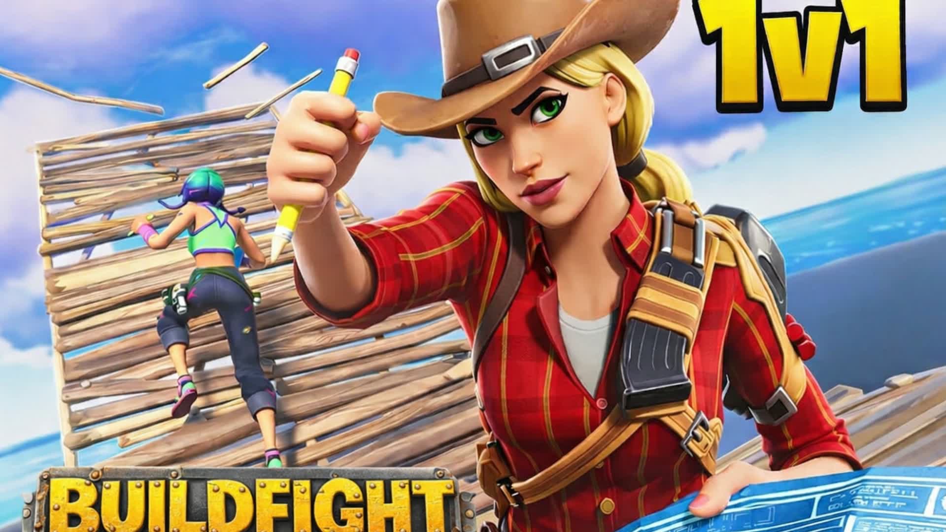 1対1 建築バトル Flocsi