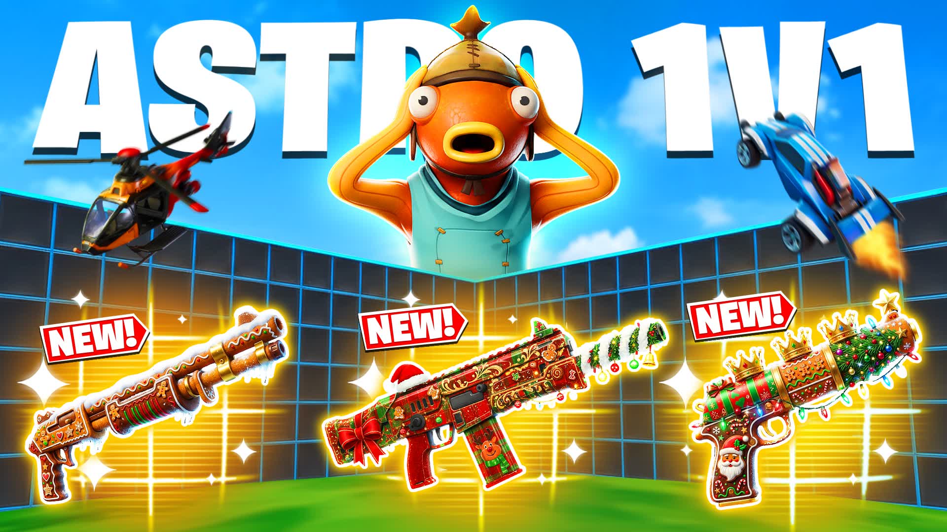 ASTRO 1V1 FFA - ALL GUNS & VEHICLES