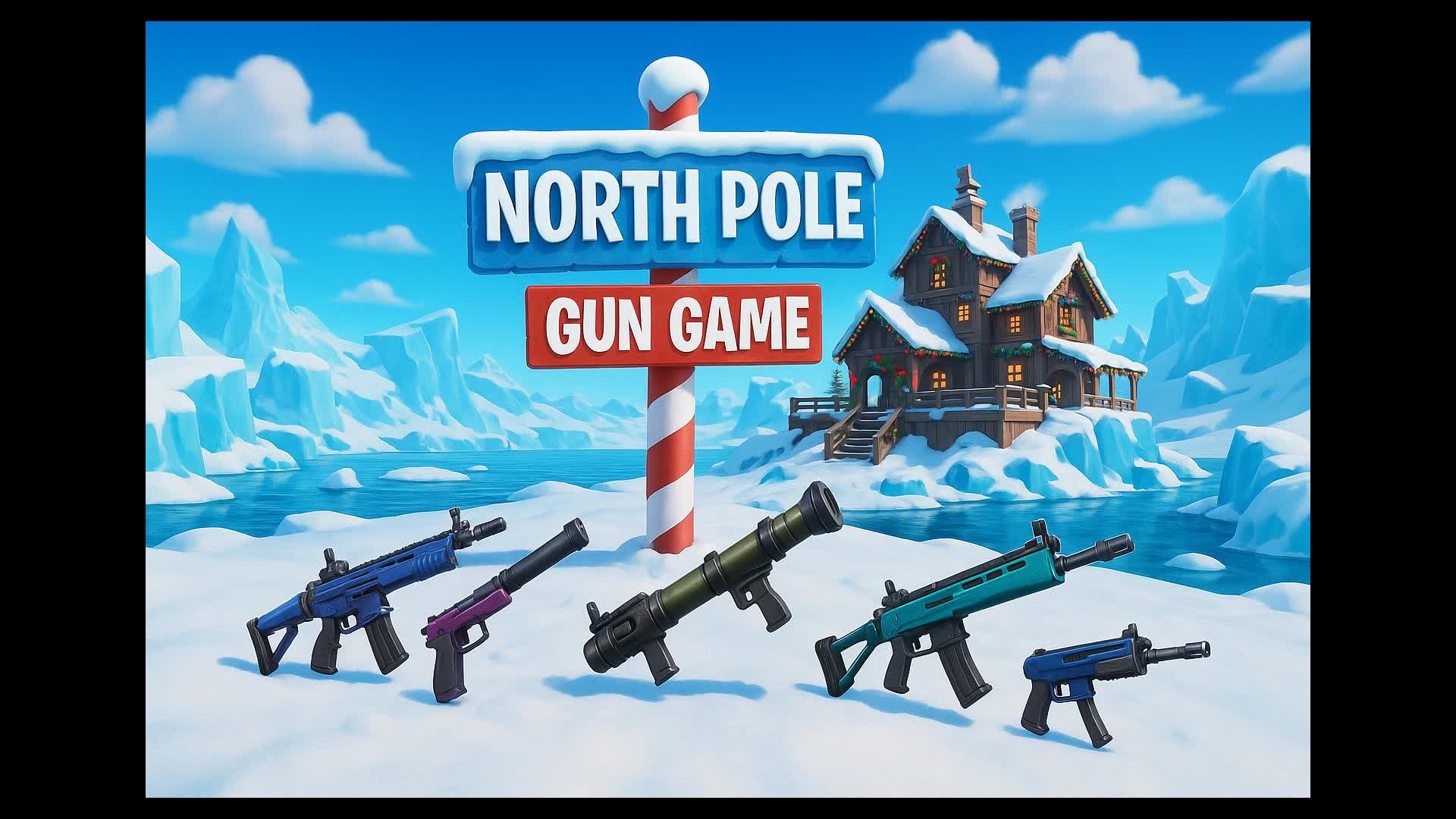north pole gun game