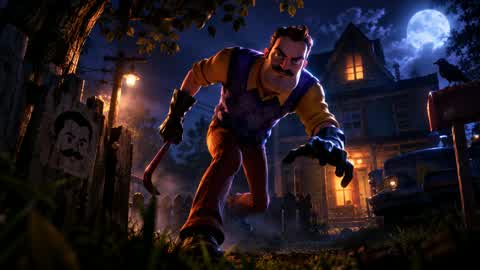 HELLO NEIGHBOR BOOO [HORROR]