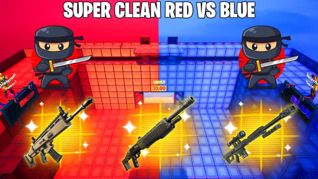 SUPER CLEAN RED VS BLUE 🔴🔵(EVERY GUN)