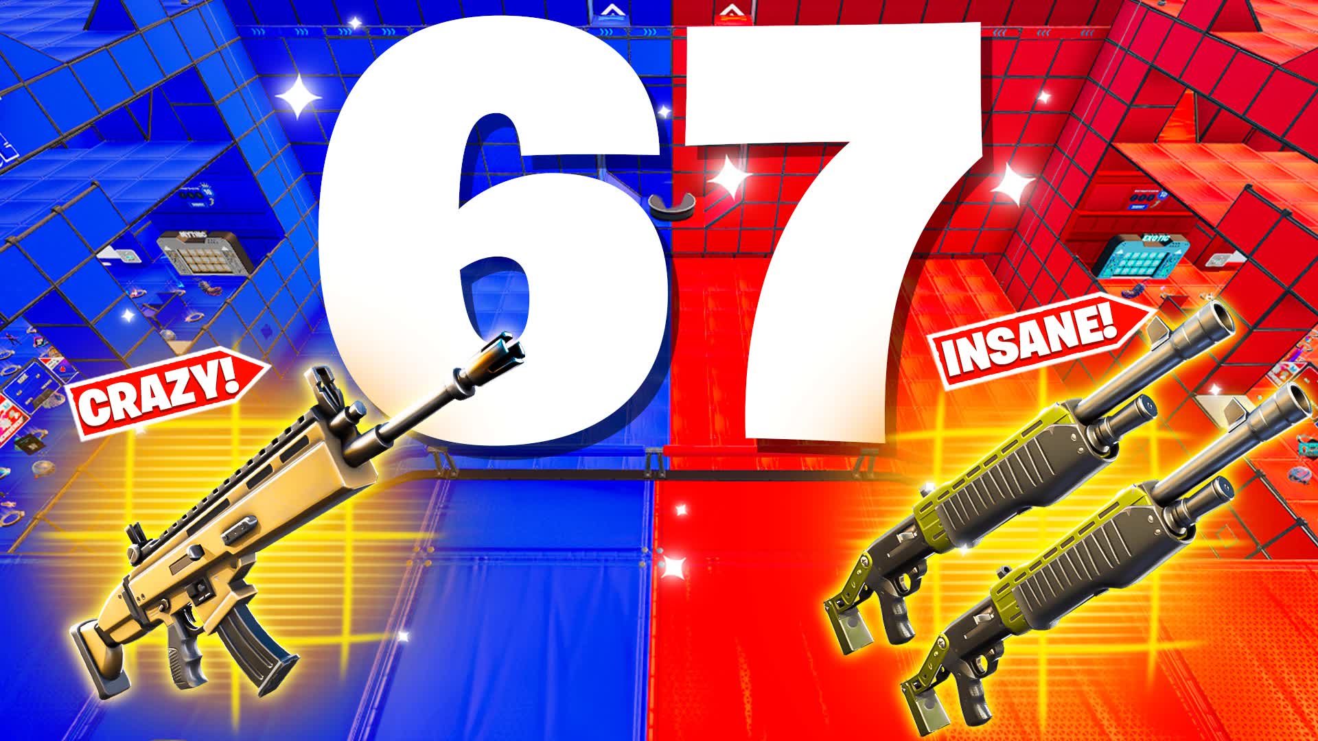 PC VS CONSOLE 67 ⭐️ RED VS BLUE🔴🔵