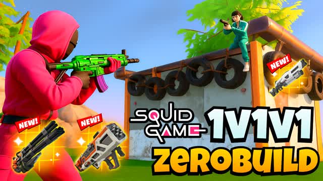 오징어게임 - 1v1v1 ZEROBUILD FFA