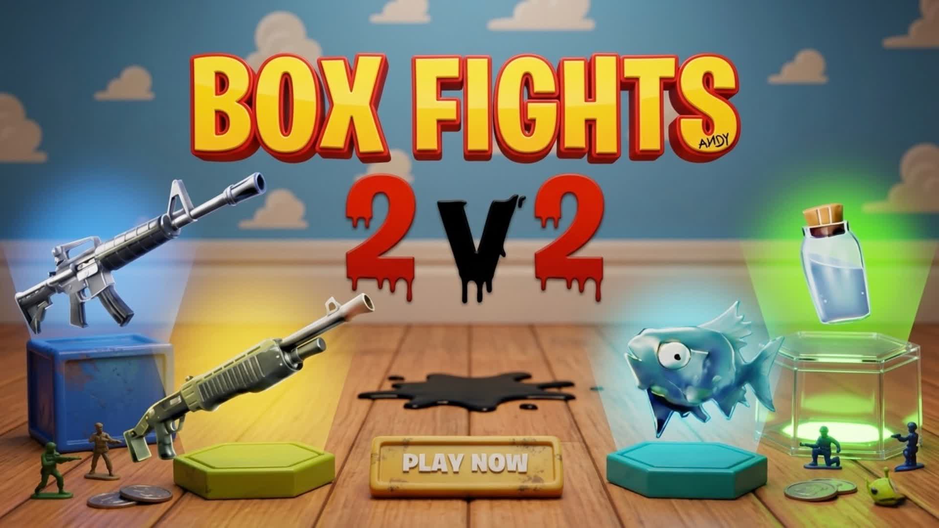 2v2ボックスファイト 📦 - ICBXD