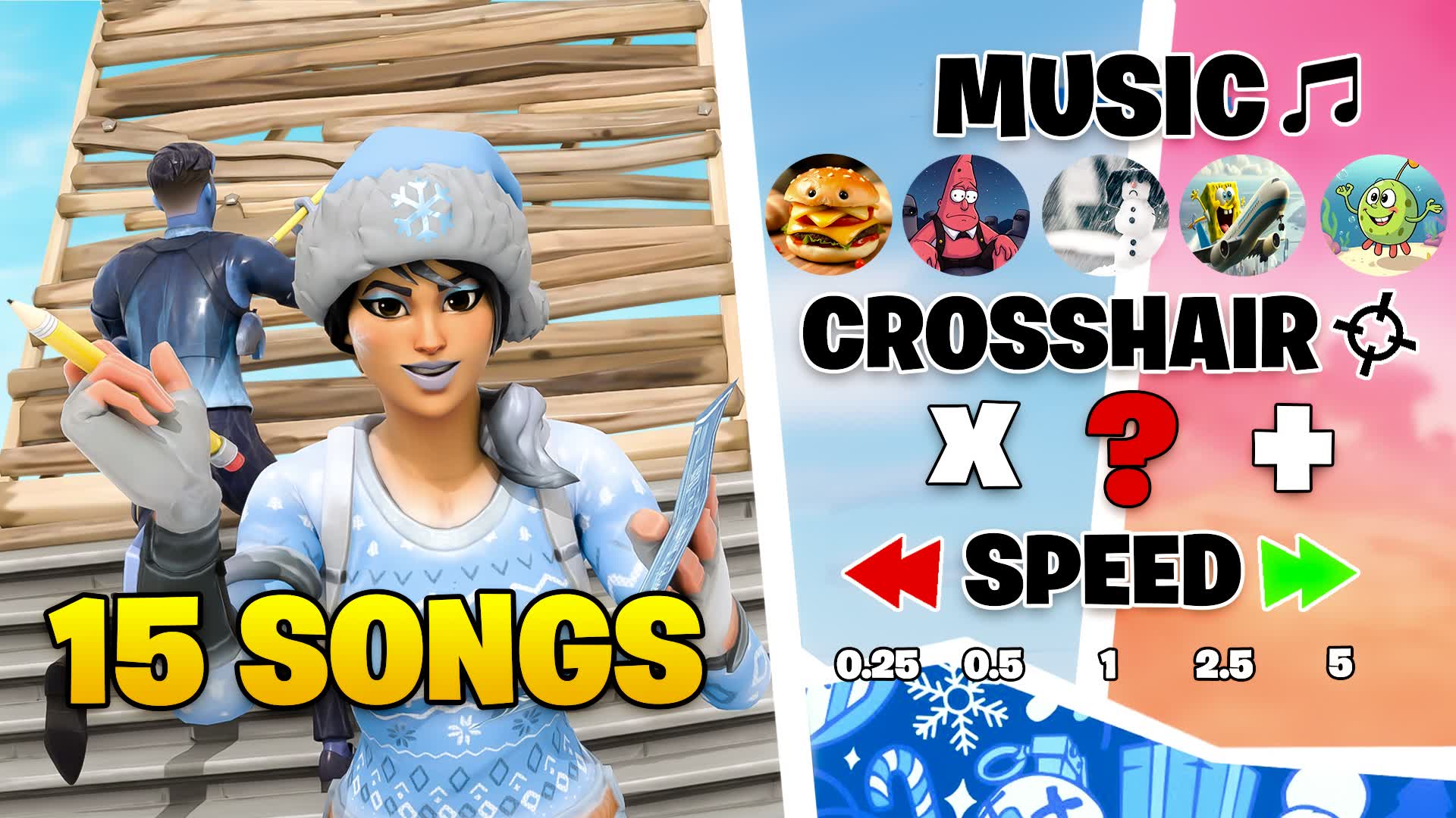 🎅CHRISTMAS 1V1🎅[15+SONGS,SPEED CHANGE]
