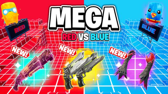 MEGA RED VS BLUE🔴🔵