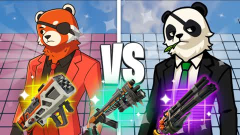 PINK VS BLUE MEGA BAMBOO AND PANDA!
