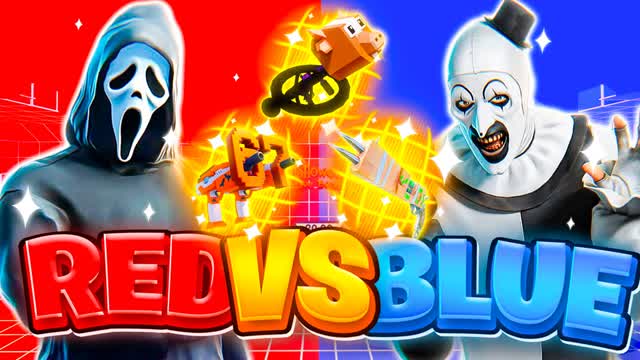 🎃GHOSTFACE VS TERRIFIER|RED VS BLUE🔴🔵