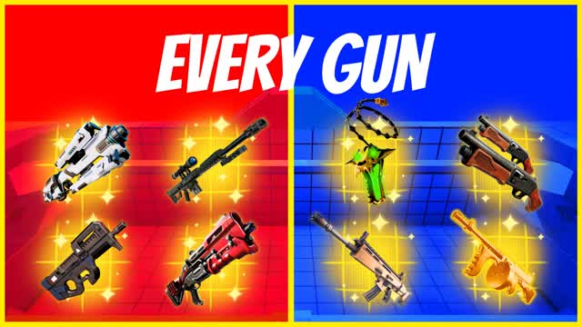 EVERY GUN RED VS BLUE NEW