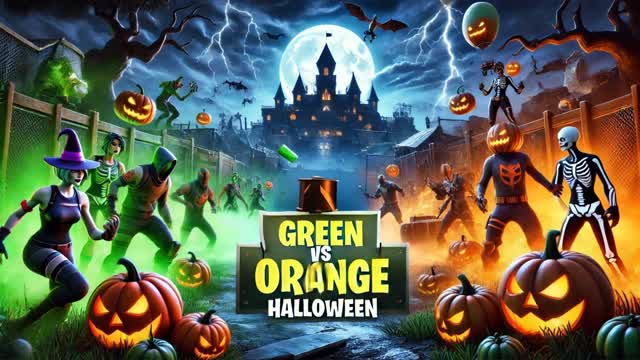 Davali's Green vs Orange Halloween