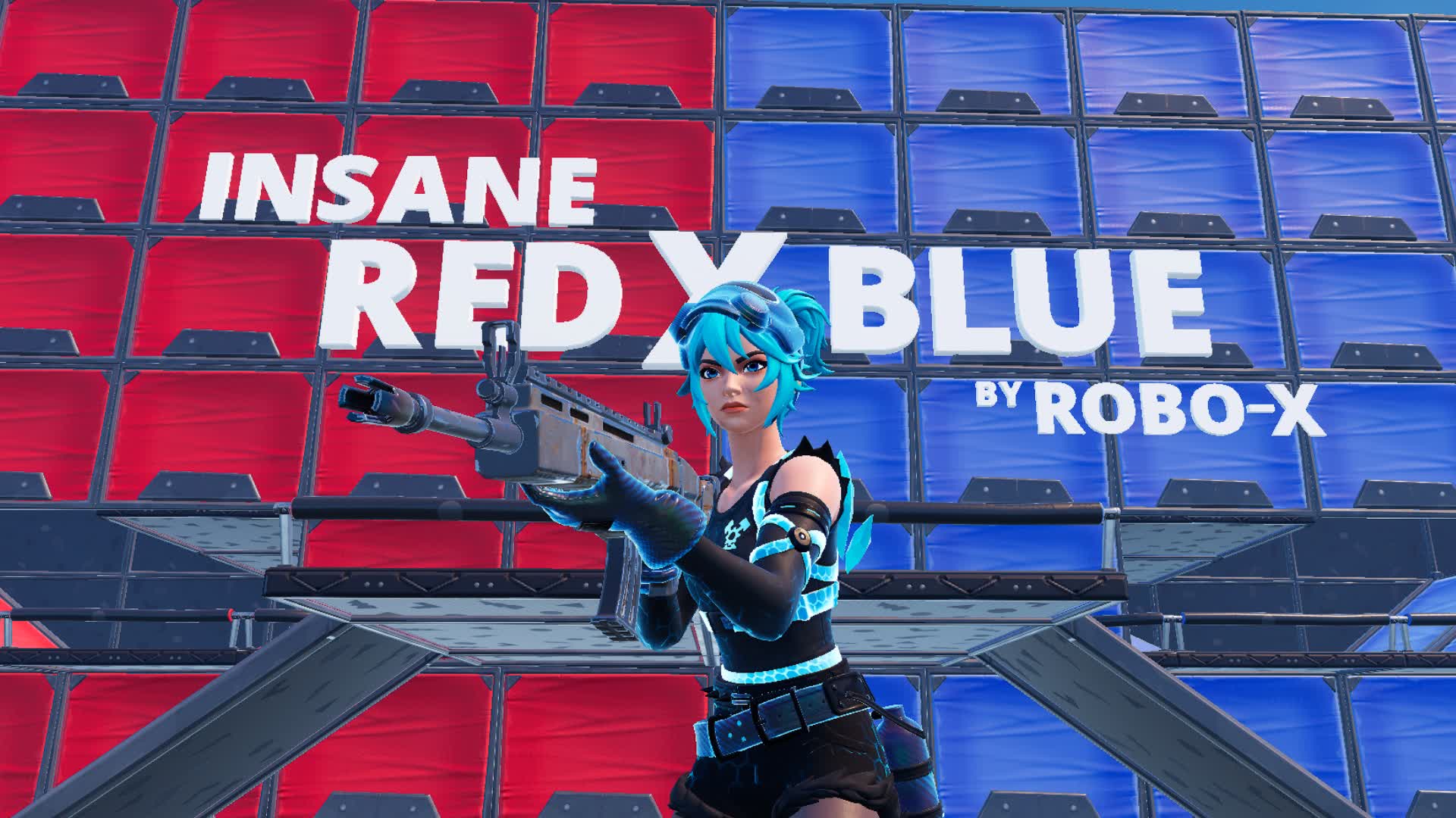 RED X BLUE by ROBÔ-X