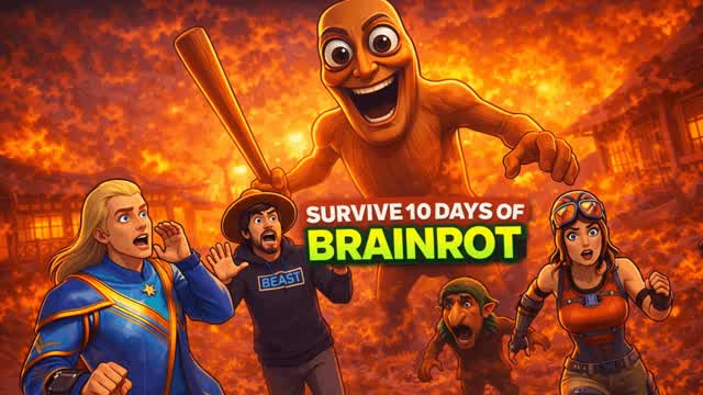 Survive 10 Days of Brainrot💀🔥