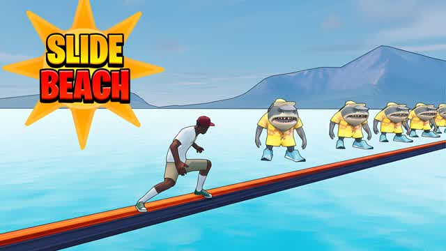 Slide Beach And Chill Relax🏝️🌊