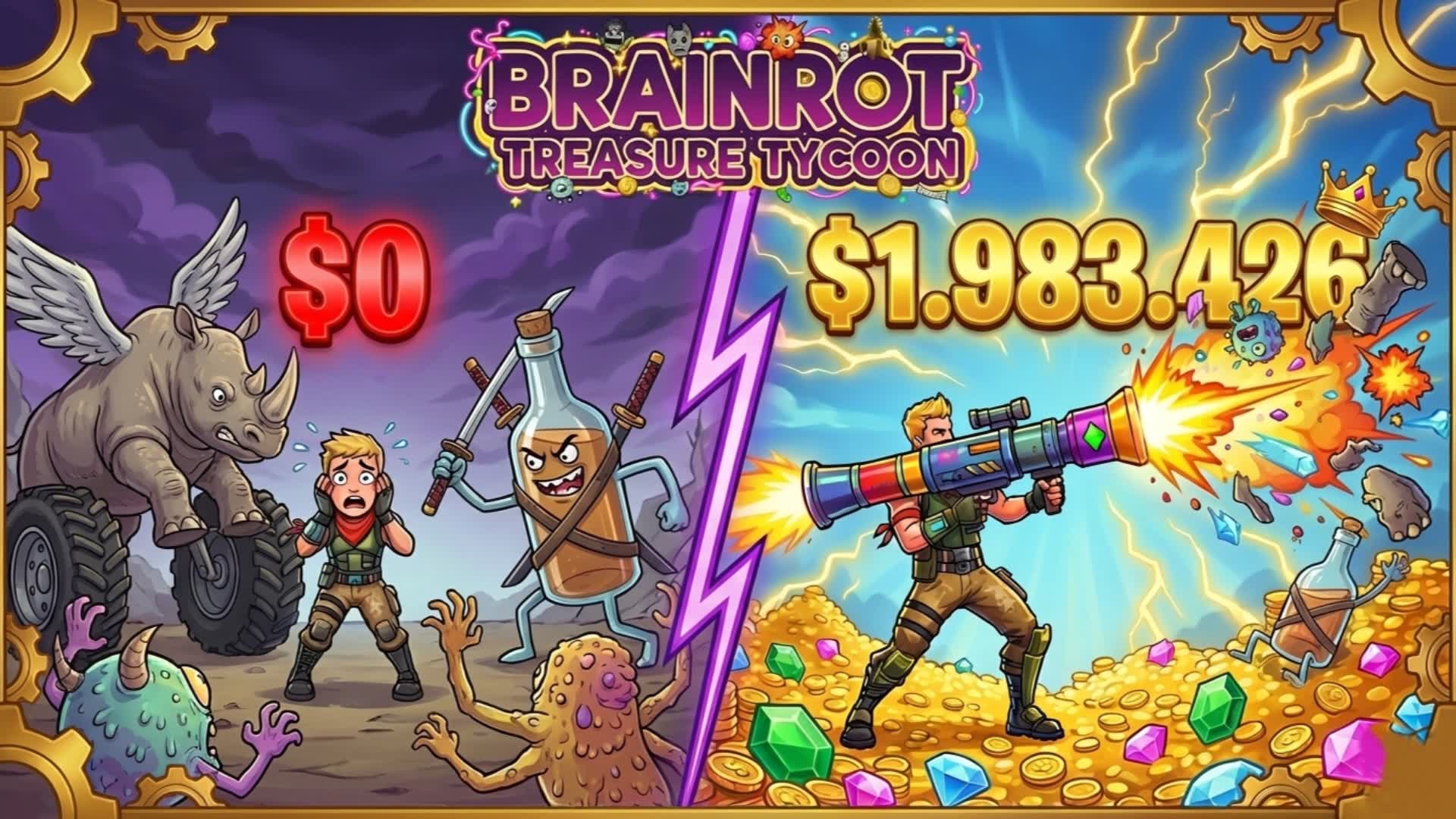 Brainrot Treasure Tycoon