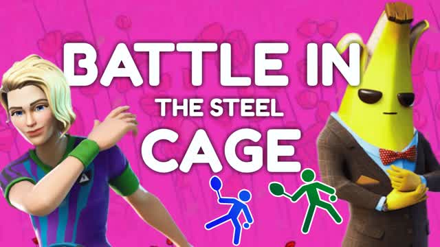 BATTLE IN THE STEEL CAGE|Fortnite🤺