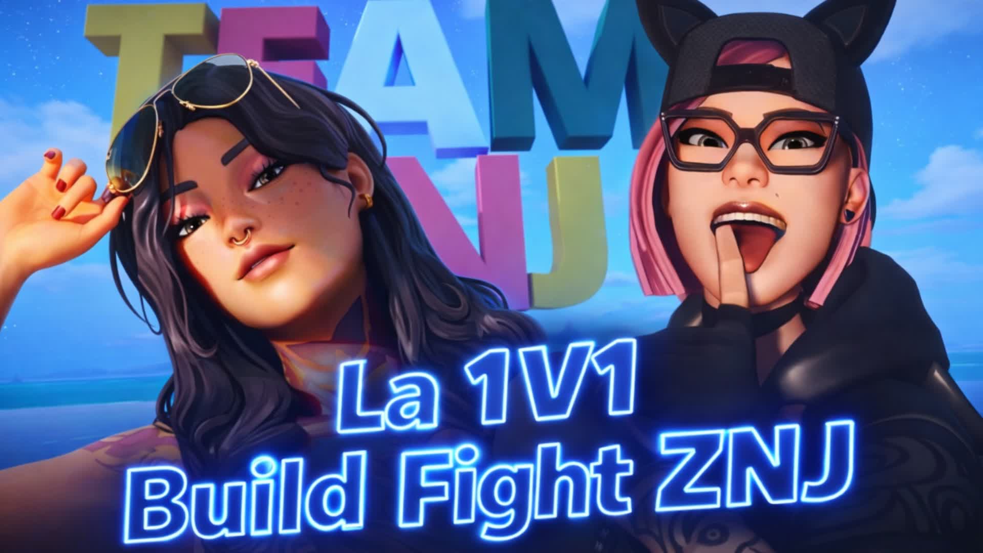 La 1v1 build fight ZNJ