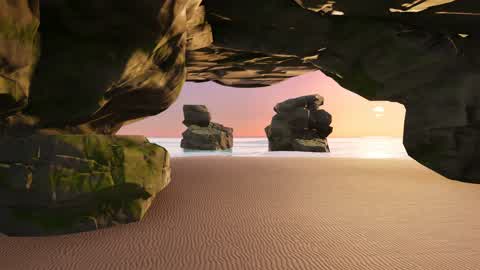 The Secret Beach Cave