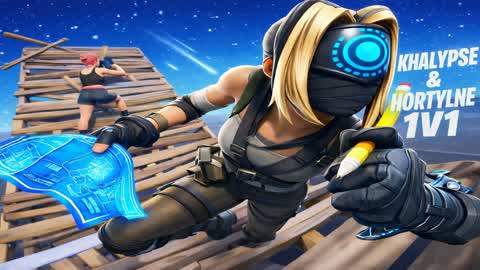 KHALYPSE & HORTYLNE 1V1 BUILD FIGHT