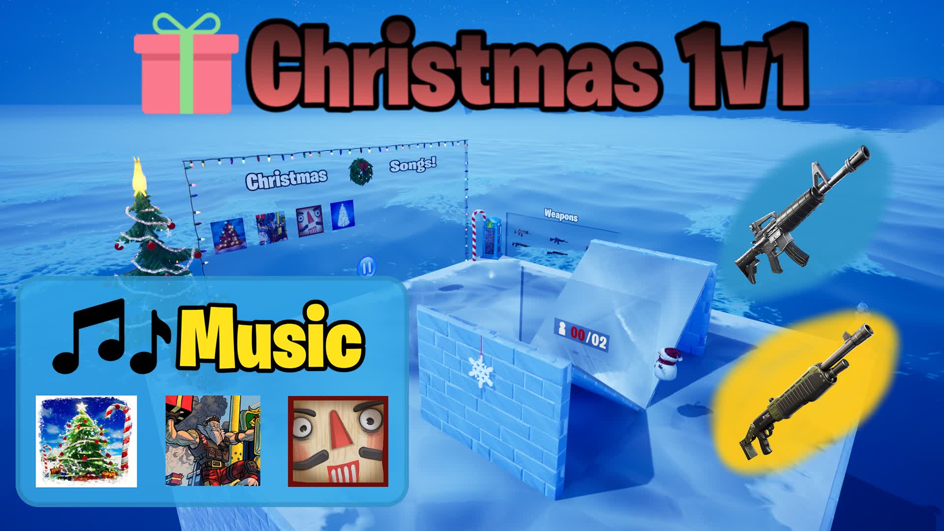 Christmas 1v1 with Music