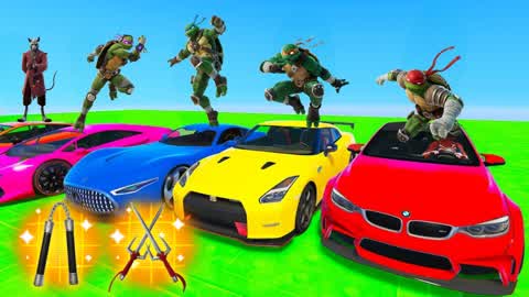 MEGA CHAOS TMNT DRIVING FFA 🐢