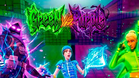 💚GREEN vs PURPLE💜
