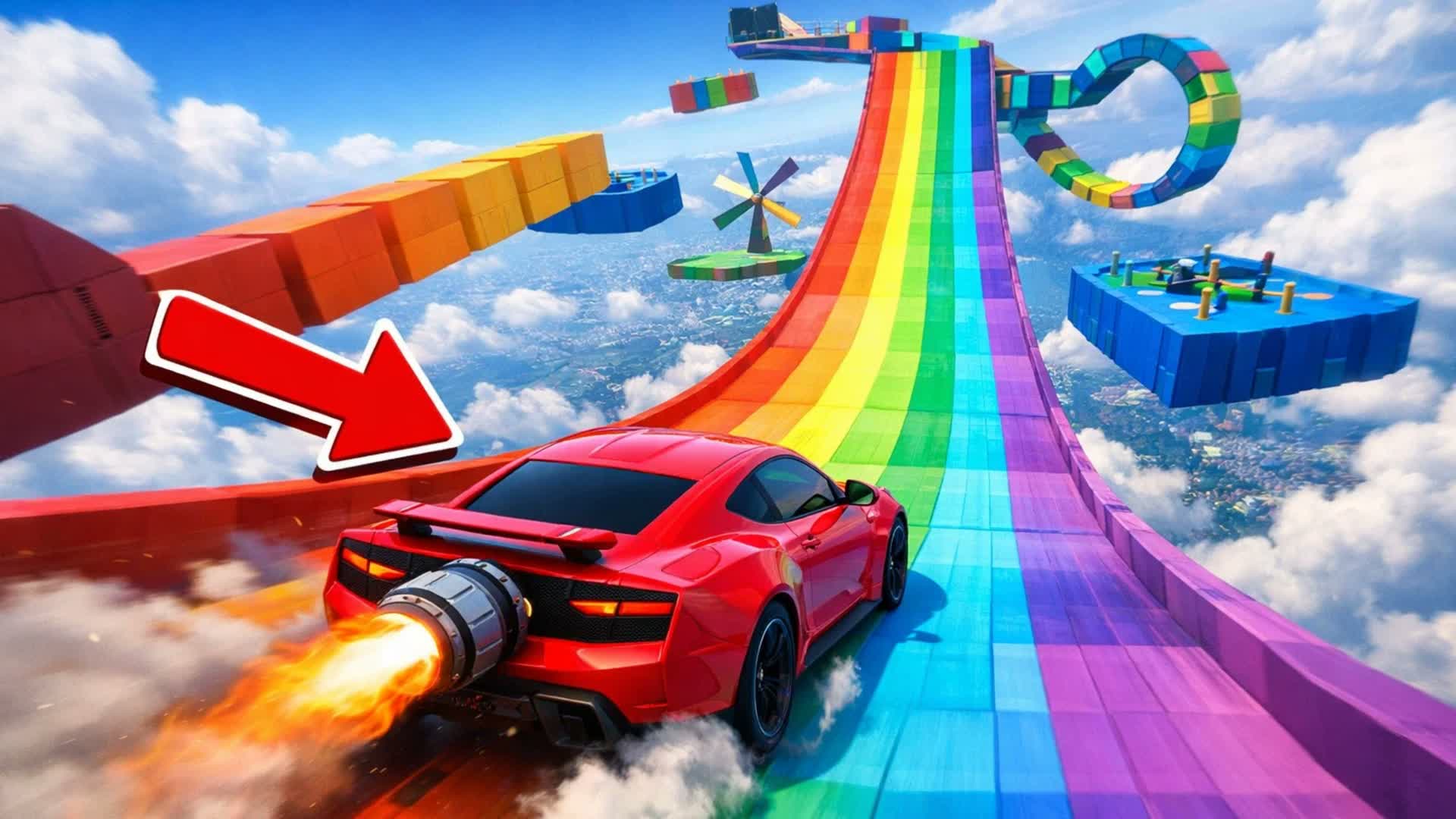 Impossible Car Parkour Challenge