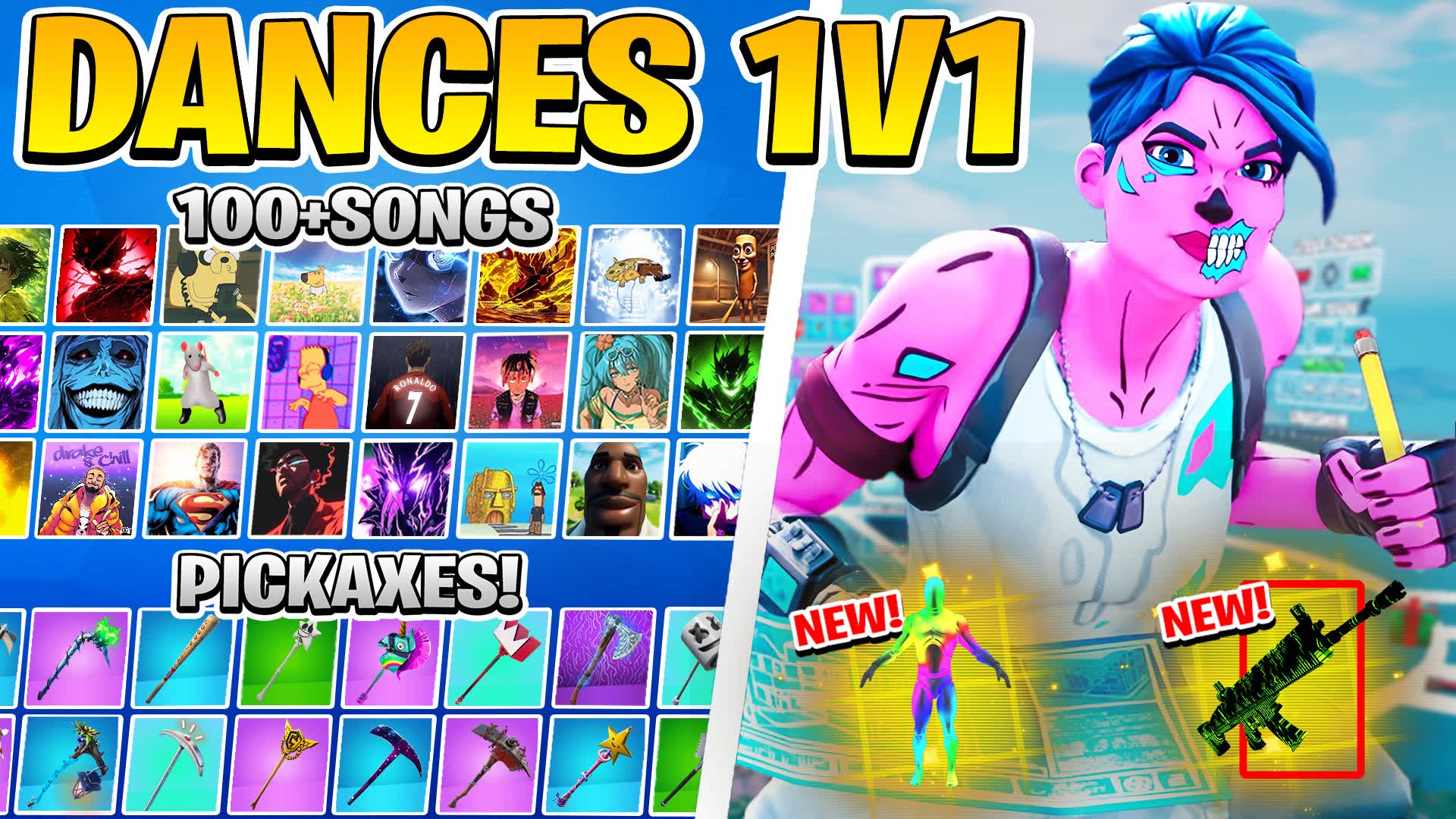 🎵 Dances 1V1 [100+ SONGS]