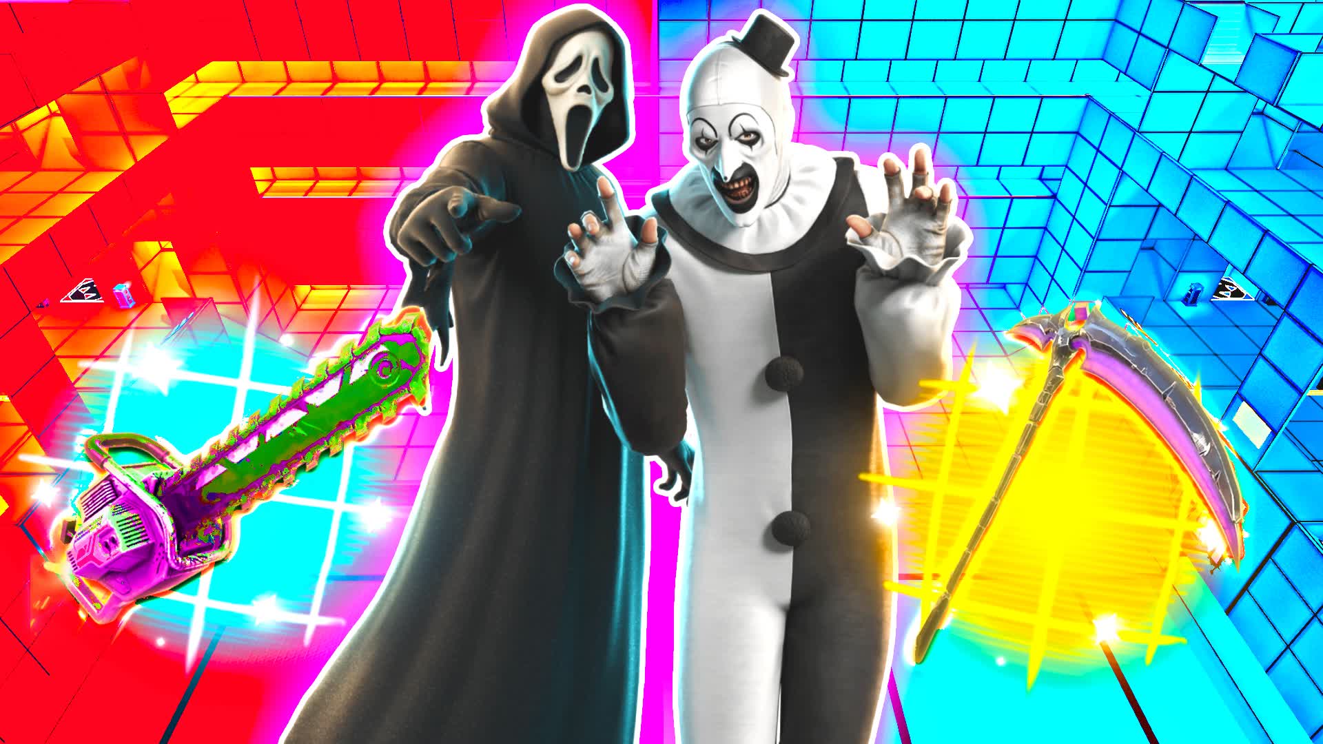 FUNNY SPOOKY RED VS BLUE 🔴🔵