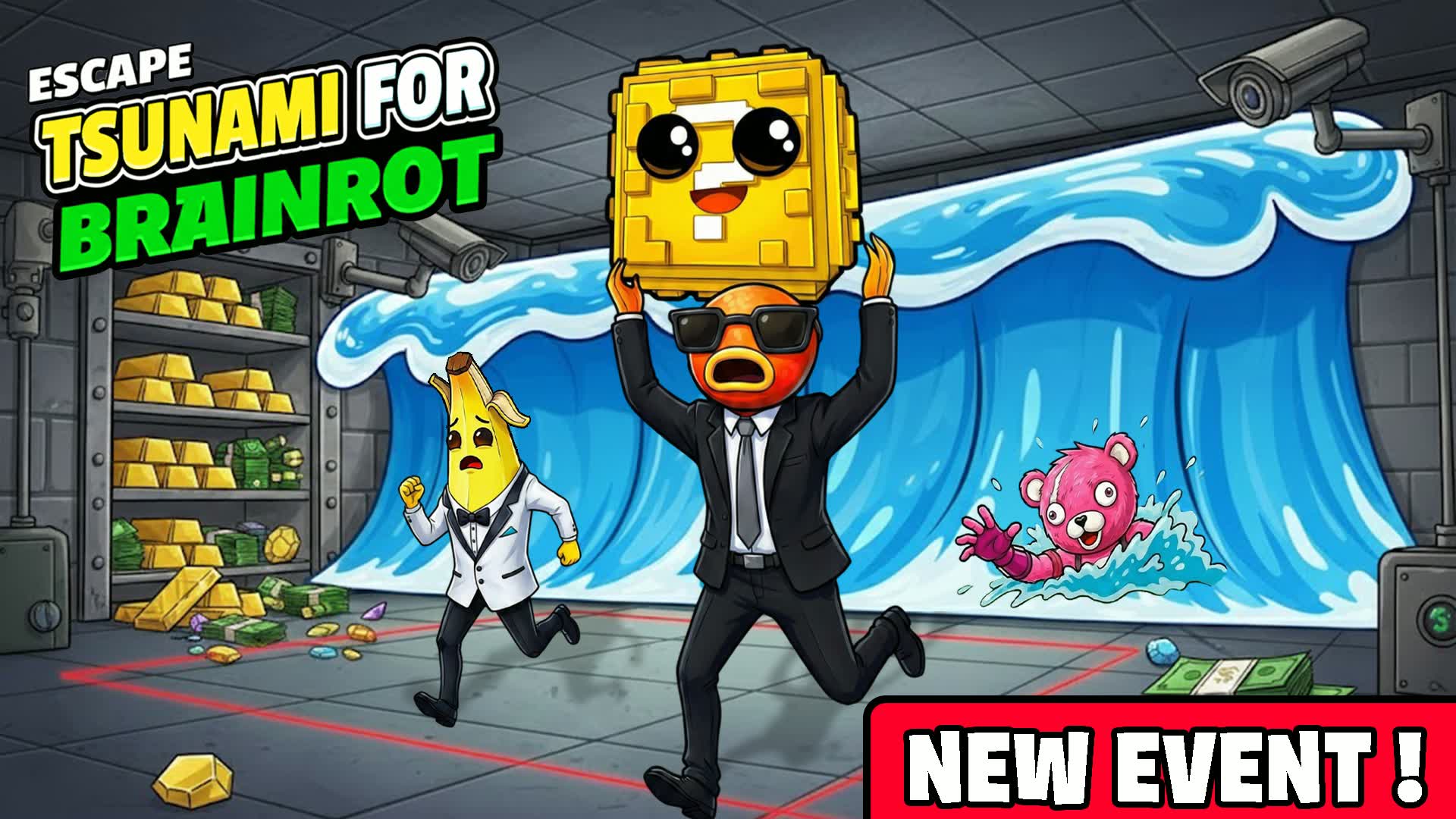ESCAPE TSUNAMI FOR THE BRAINROTS - fortnite
