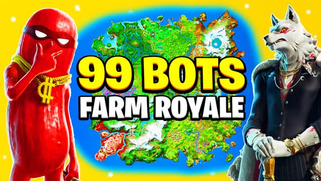 99 BOTS ROYALE🏆ALL CARS HEROES ALL GUNS