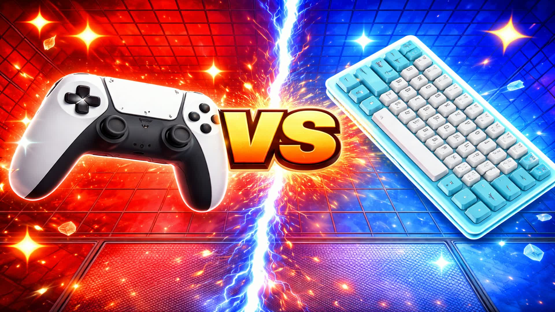 CONSOLE VS PC RED VS BLUE GUNS⭐️🔴🔵