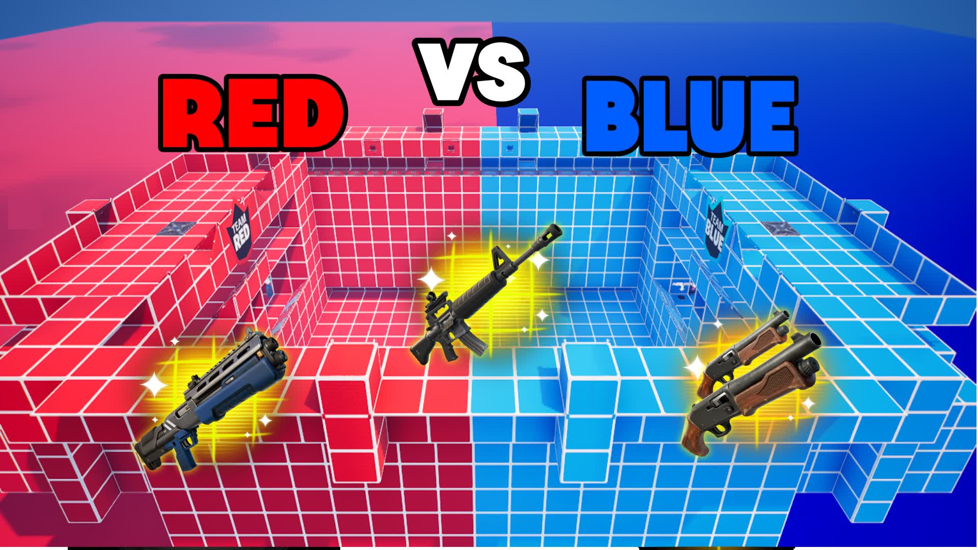 🔪 BEZZA 🔴🔵 RED VS BLUE