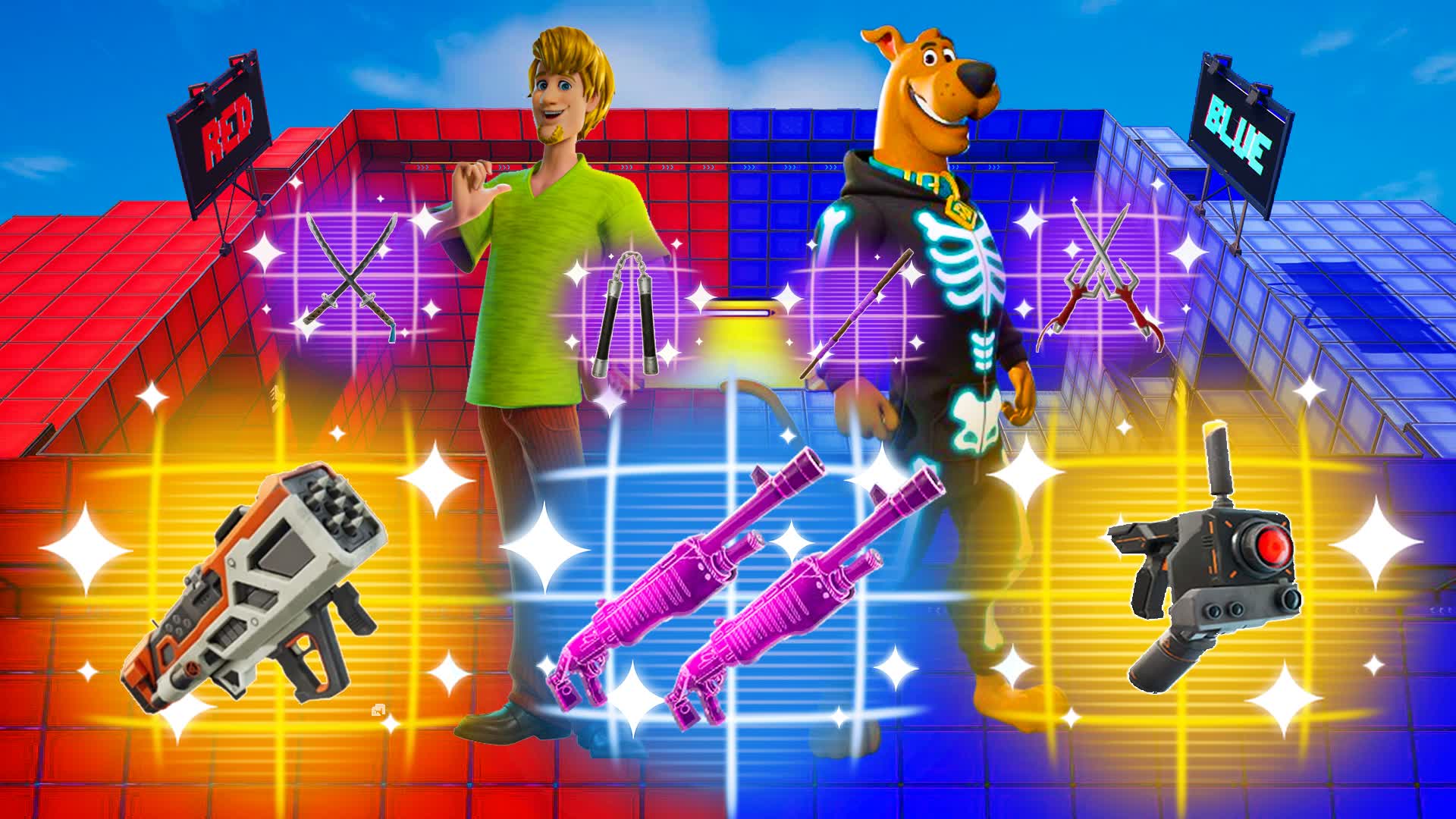 NEW ERA RED VS BLUE 🔴🔵🎃