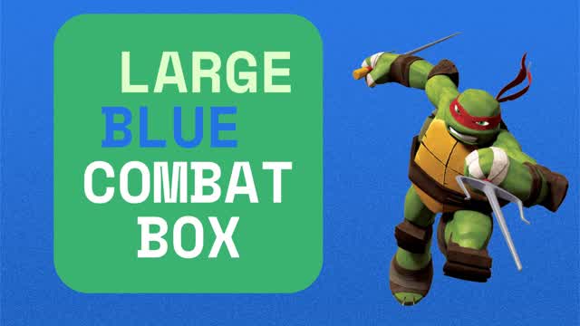 BLUE COMBAT BOX TMNT