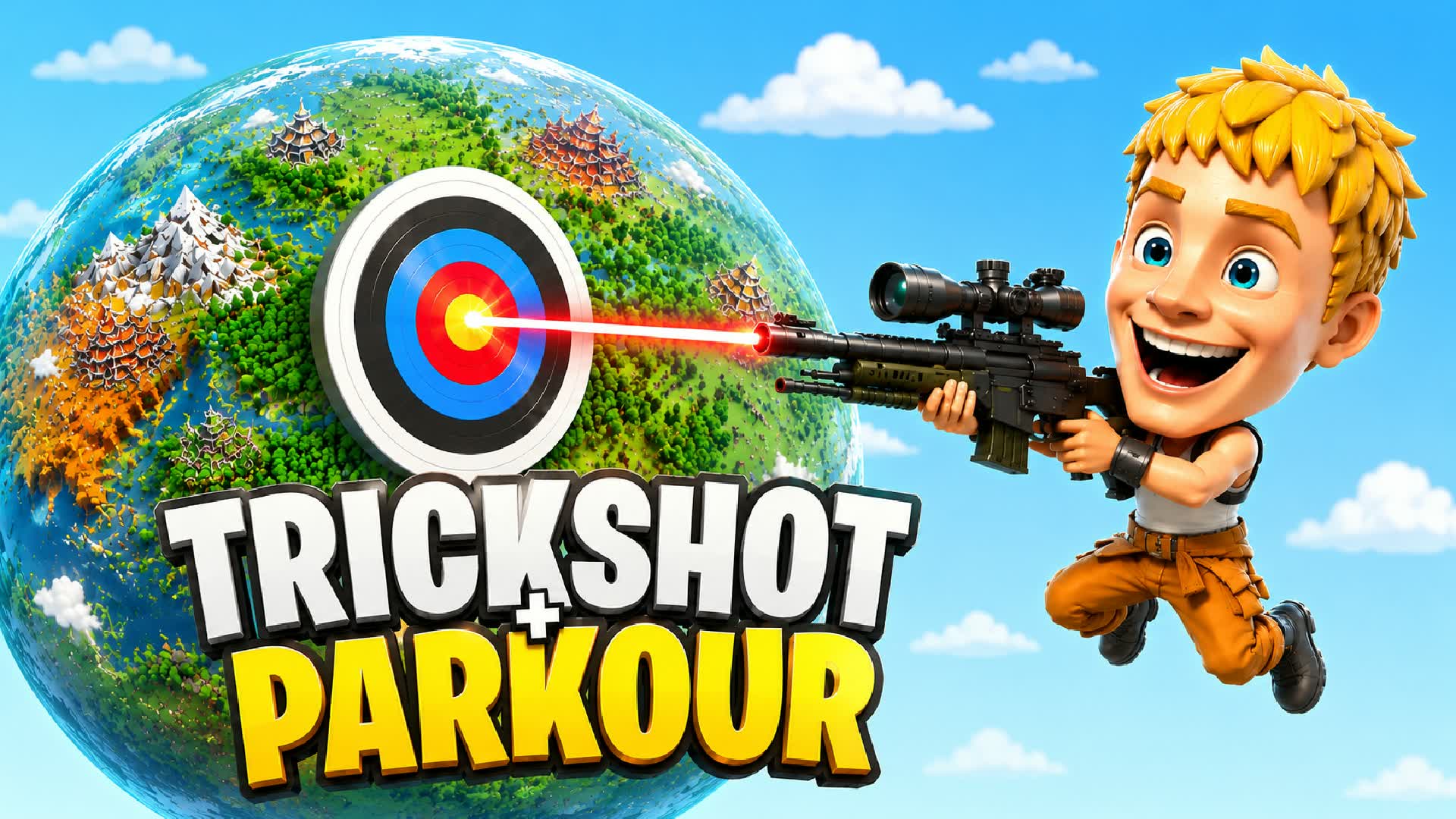 ⭐ ULTIMATE TRICK SHOT PARKOUR  🎯