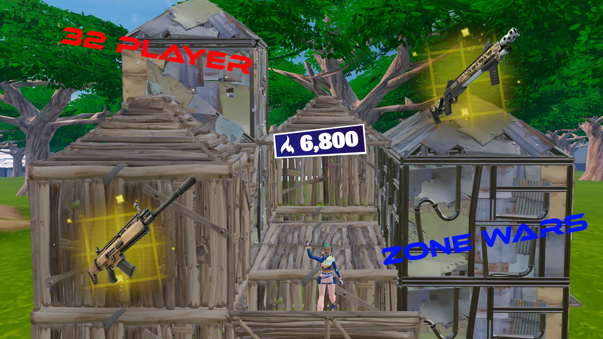 32 Player Arena Zone Wars