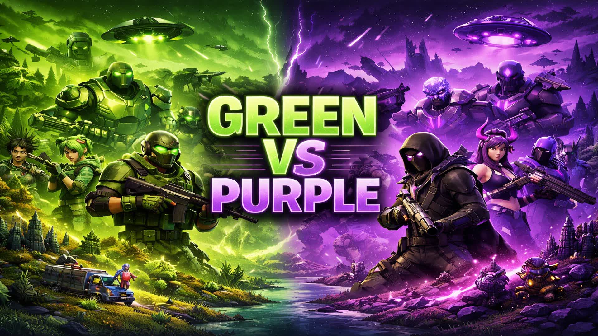 Green VS Purple