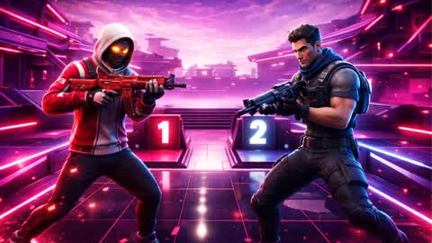 Pink & Black 1v1, Aim & Edit