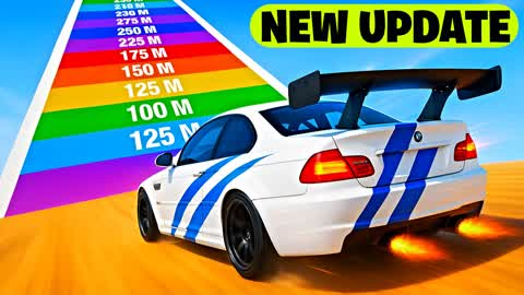 MEGA RAMP JUMP 🚀 DRIVE 🚗 CAR DEATHRUN