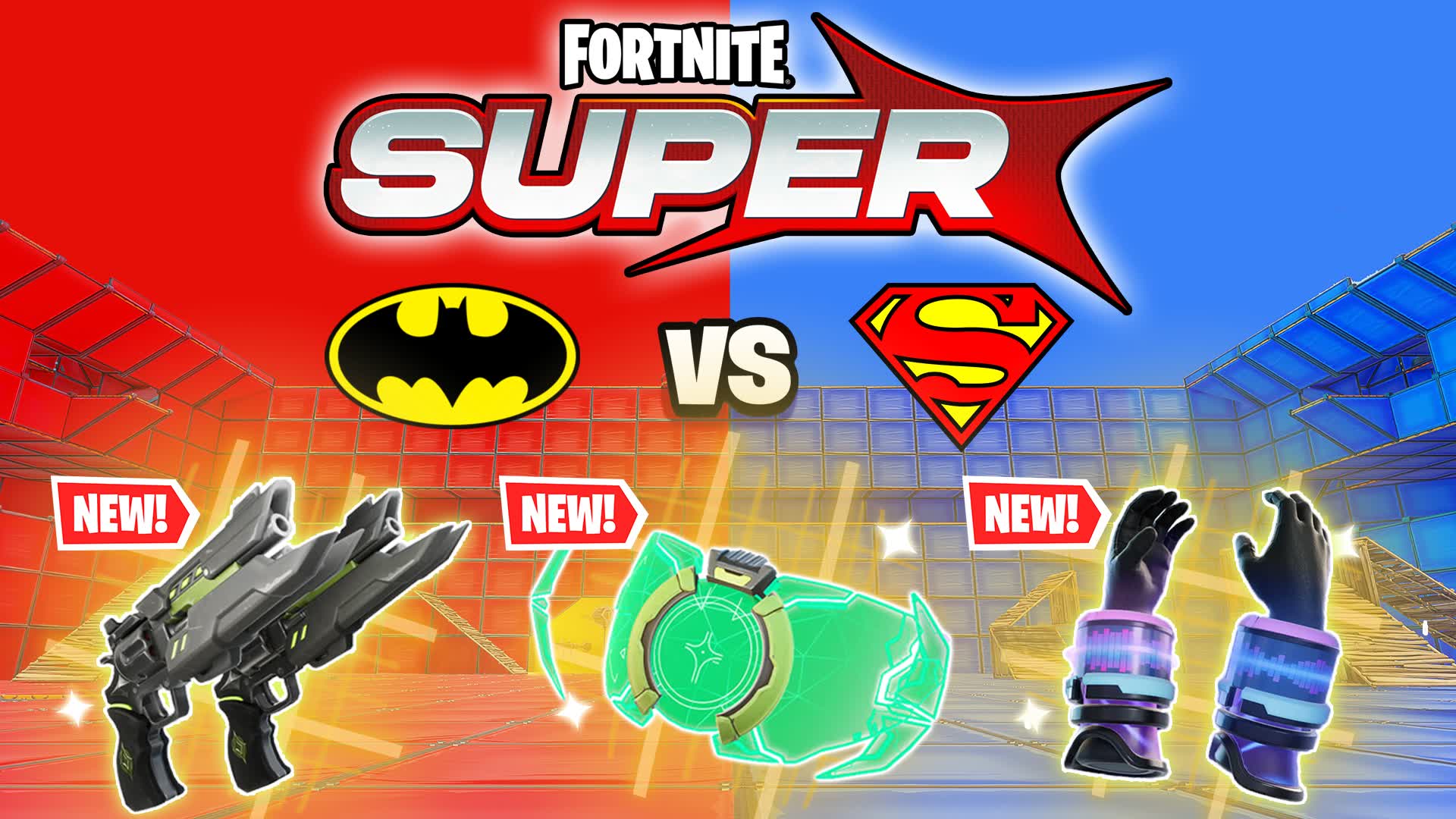 RED 🔴 VS BLUE 🔵 | DC Heroes Fight!