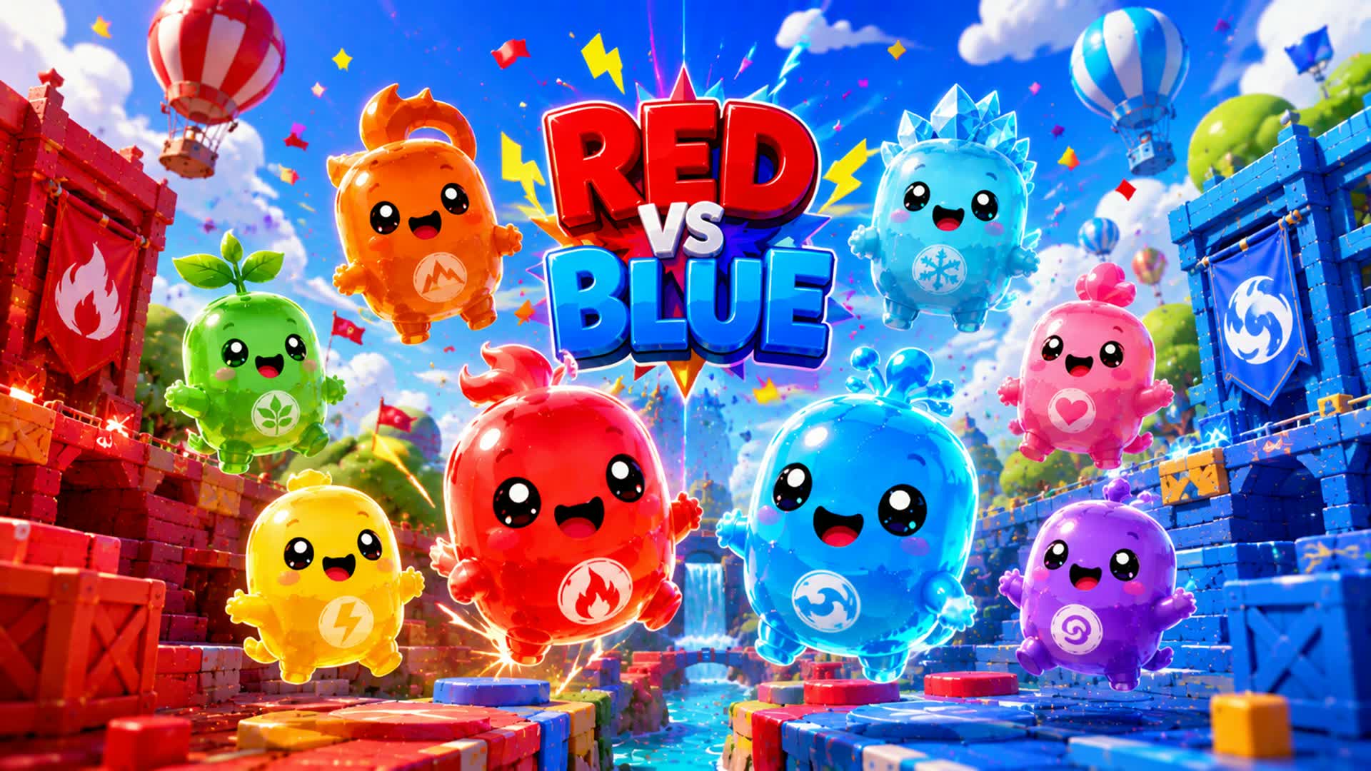 RED vs BLUE 🚀 Champion Battle Zone