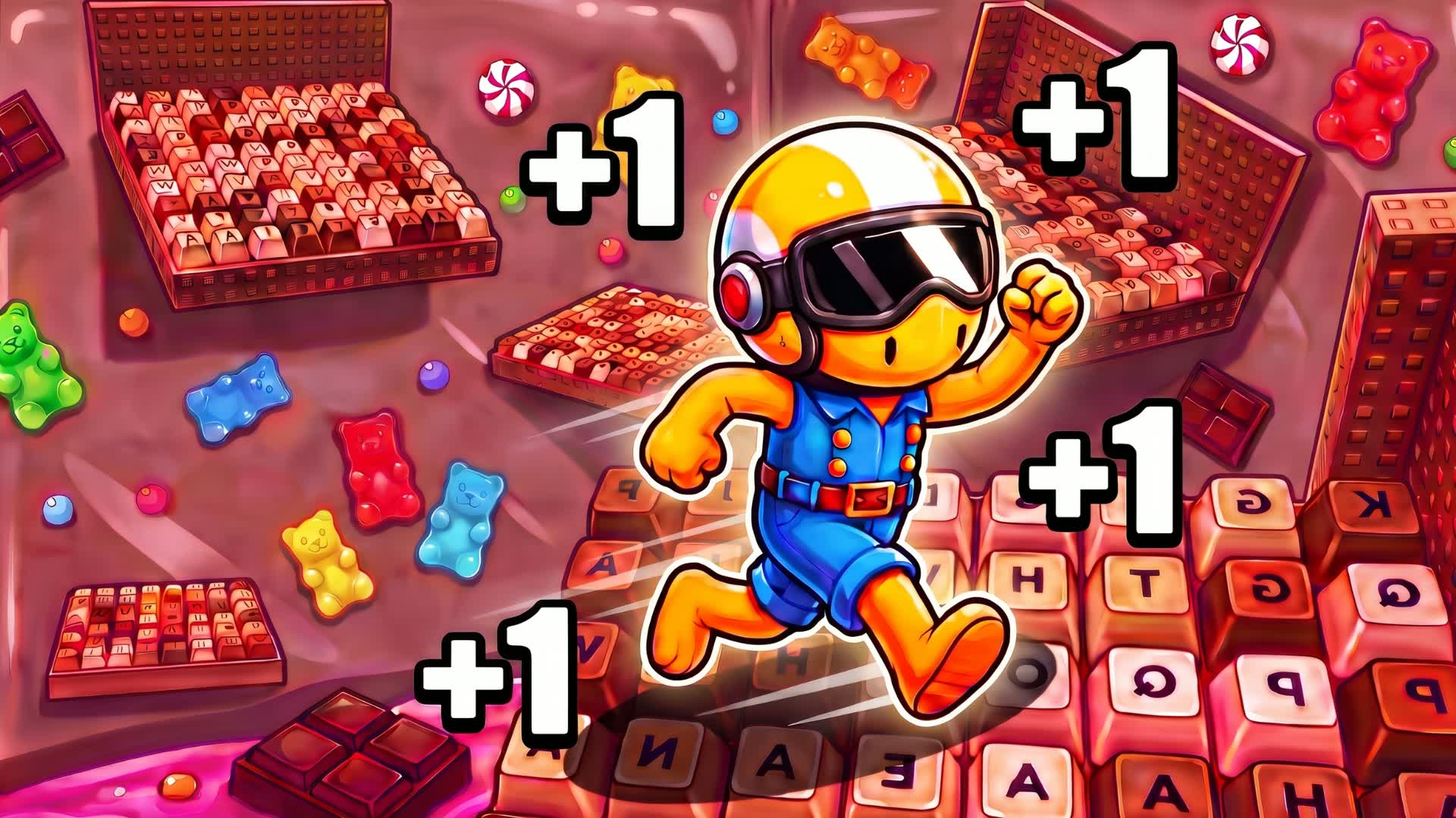 +1 SPEED KEYBOARD DEATHRUN — Fortnite island 9189-6514-1769 by 5Stars Games