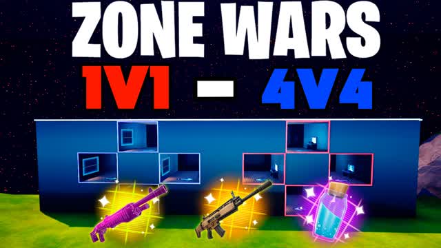 BEST ZONEWARS (1v1 A 4v4)